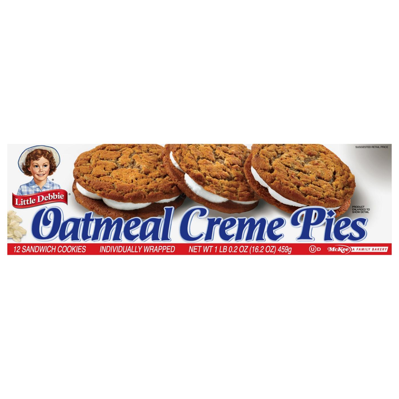 Little Debbie Oatmeal Creme Pies; image 1 of 3