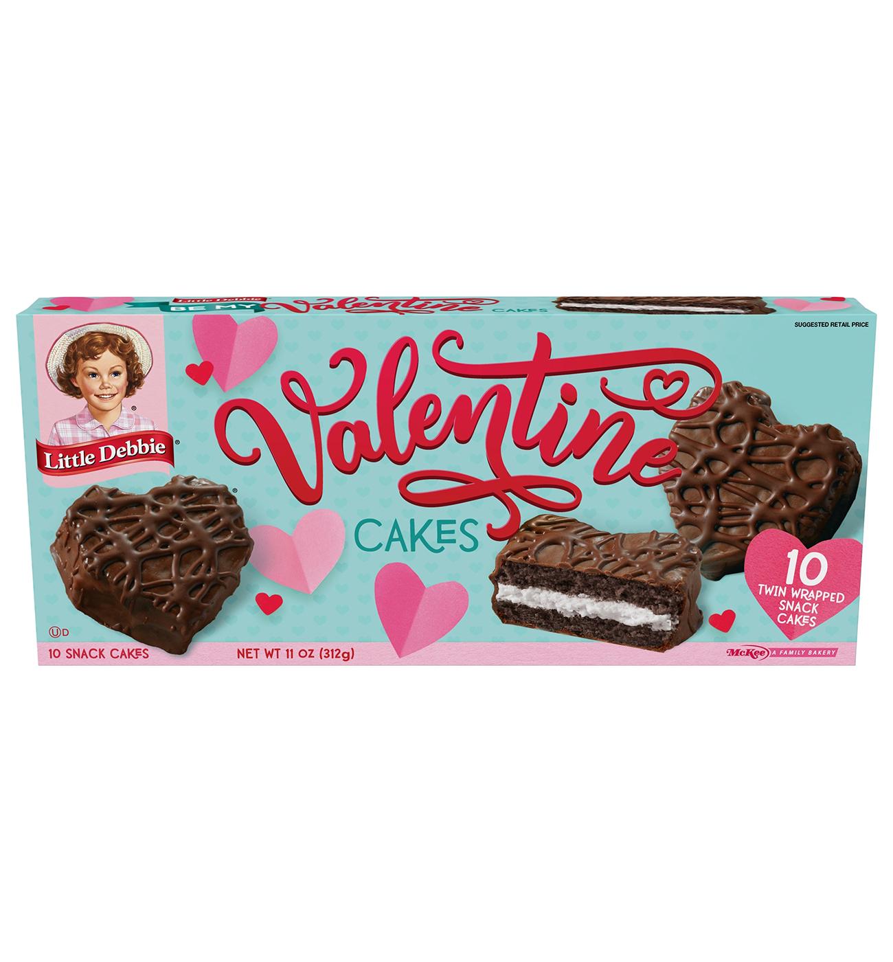 Little Debbie Chocolate Valentine Snack Cakes; image 1 of 5