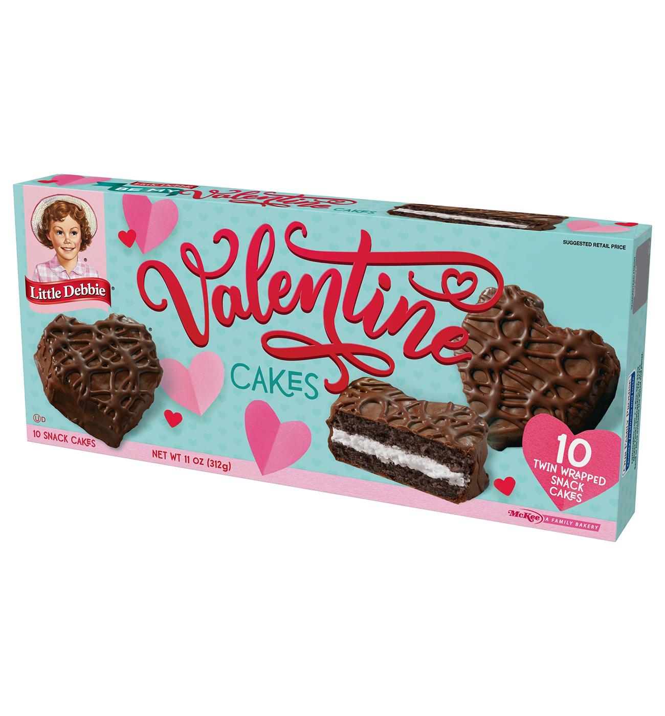 Little Debbie Chocolate Valentine Snack Cakes; image 5 of 5