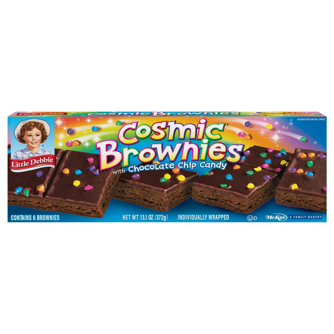 Babe Debbie Cosmic Brownies With Chocolate Chip Candy Shop Snack Cakes At H E B