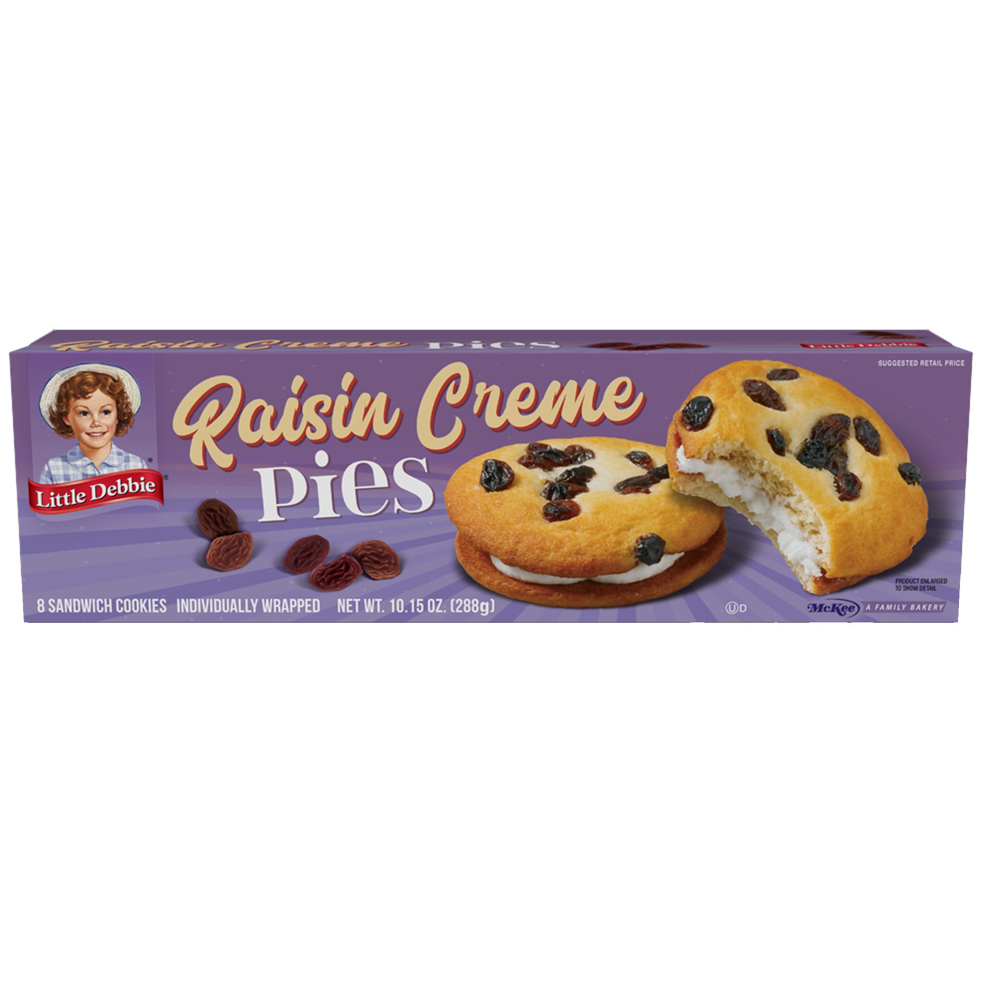 Little Debbie Raisin Cream Pies Shop Snack Cakes At H E B