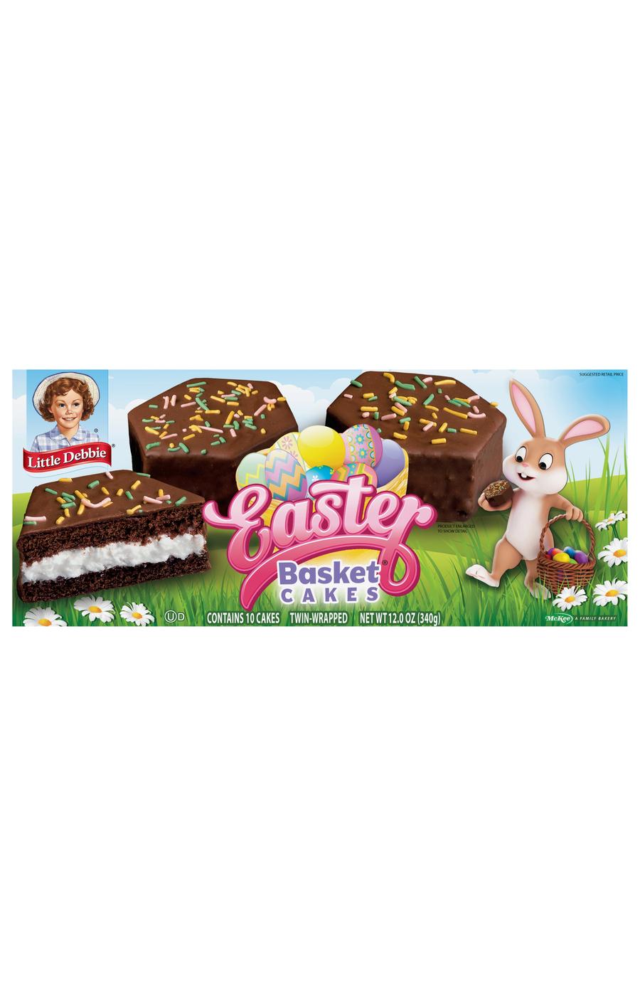 Little Debbie Chocolate Easter Basket Snack Cakes; image 1 of 4