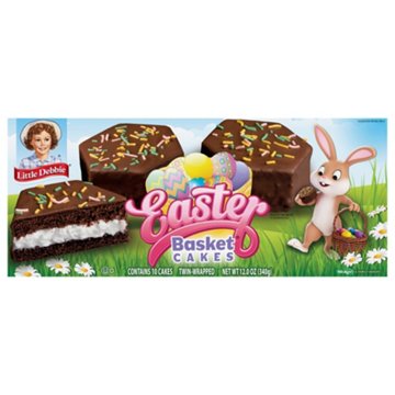 Little Debbie Chocolate Easter Basket Snack Cakes, 10 ct