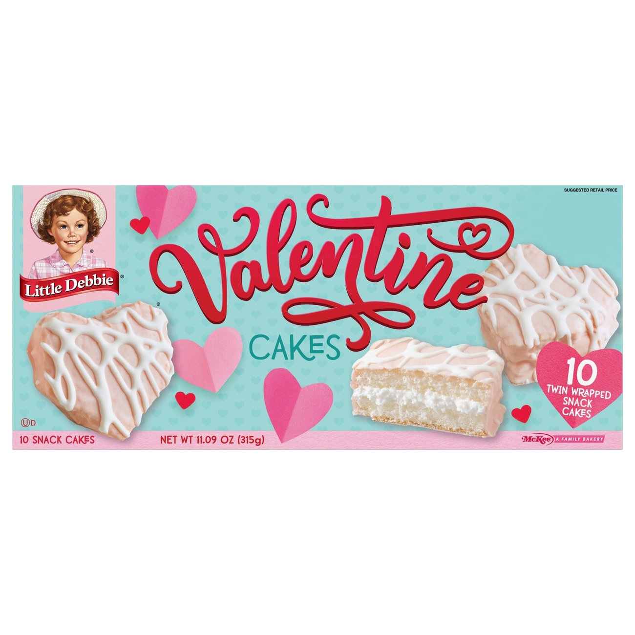 Little Debbie Be My Valentine Pink Cakes Shop Snack Cakes At H E B 5321