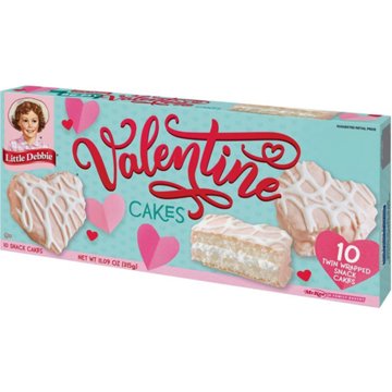 Little Debbie Valentine Snack Cakes, 10 ct