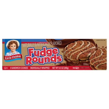 Little Debbie Fudge Rounds, 8 ct