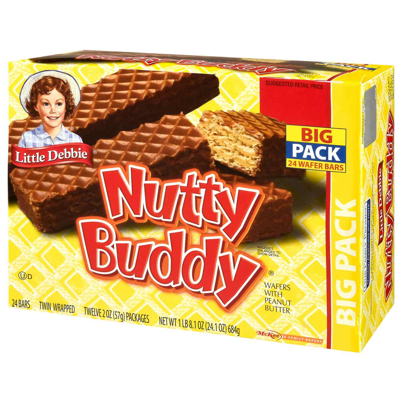 Little Debbie Bigger Nutty Buddy Wafer Bars - Big Pack; image 5 of 5