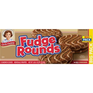 Little Debbie Bigger Fudge Rounds - Big Pack, 12 ct