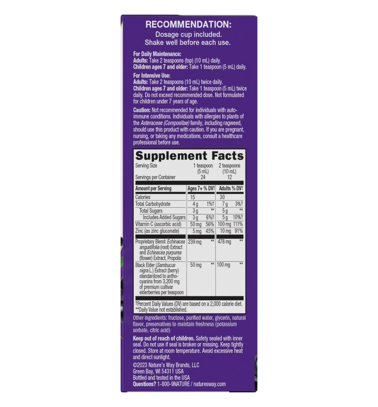 Nature's Way Sambucus Immune Syrup; image 2 of 4