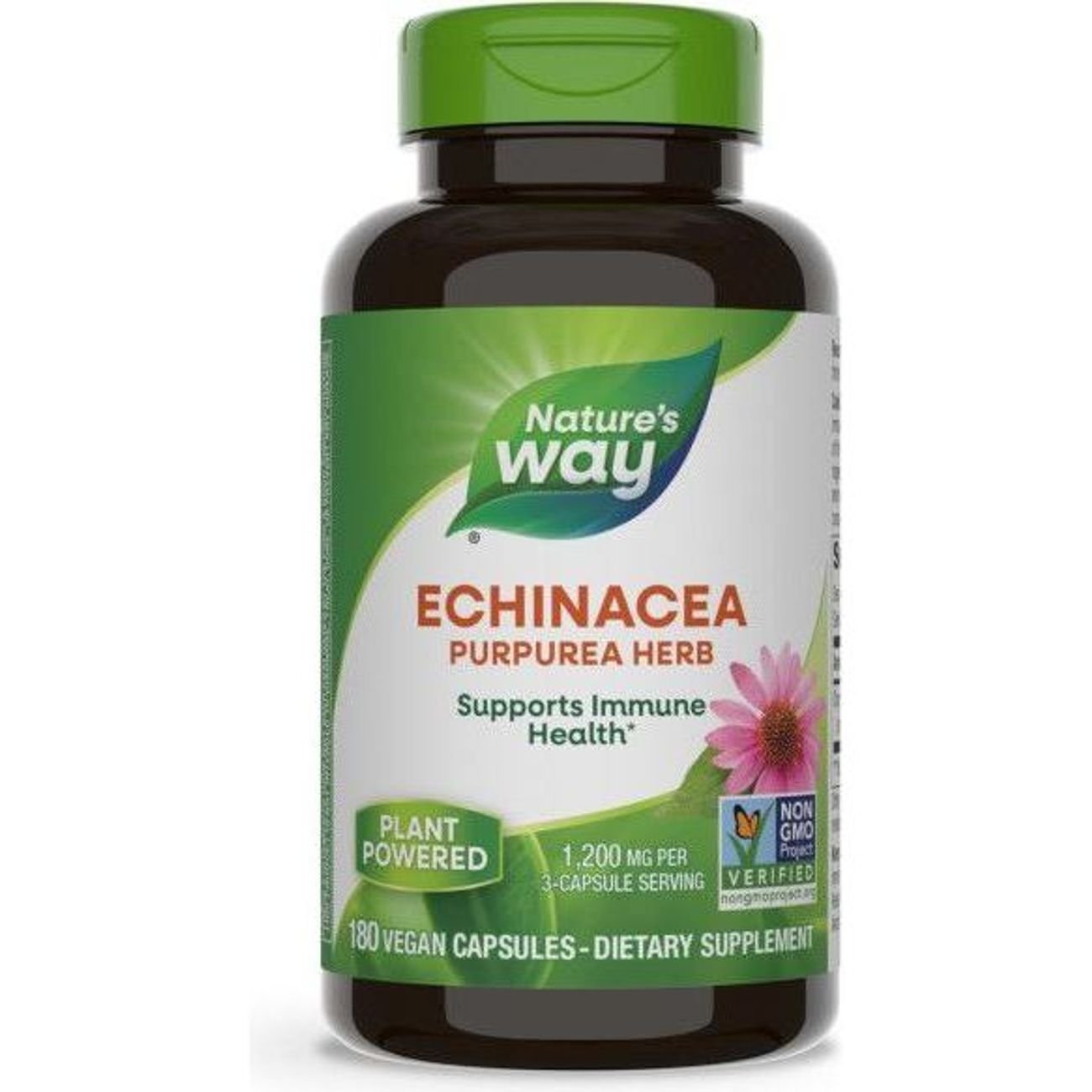 Nature's Way Premium Herbal Echinacea Purpurea Herb 400 Mg Capsules