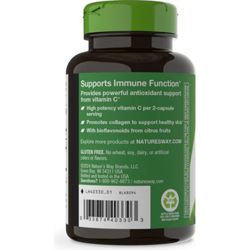 Nature's Way Vitamin C Bioflavonoids Capsules, 100 ct