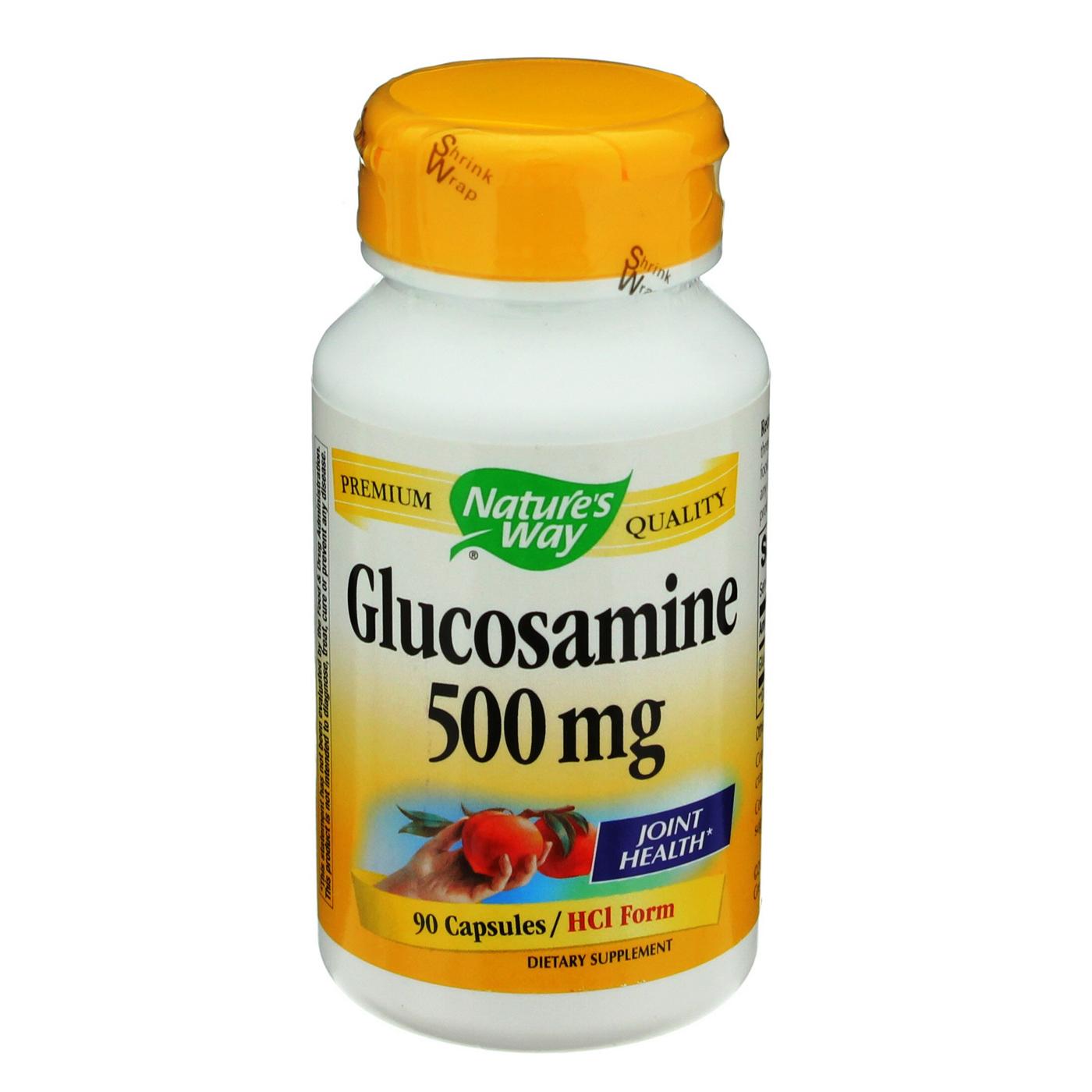 Nature's Way Glucosamine HCI 500 mg Capsules; image 1 of 2