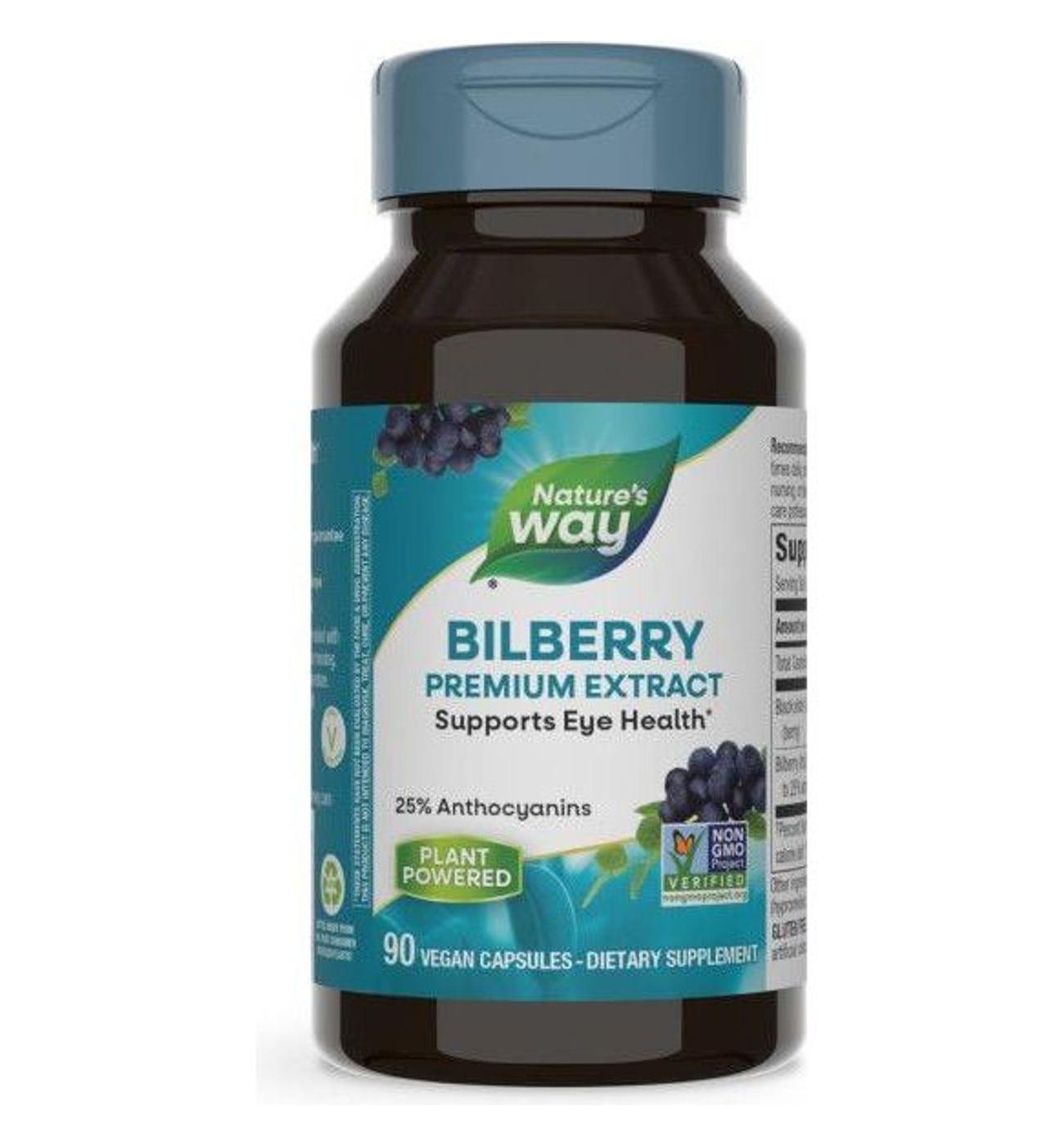 Nature's Way Bilberry Eye Health Capsules; image 1 of 3