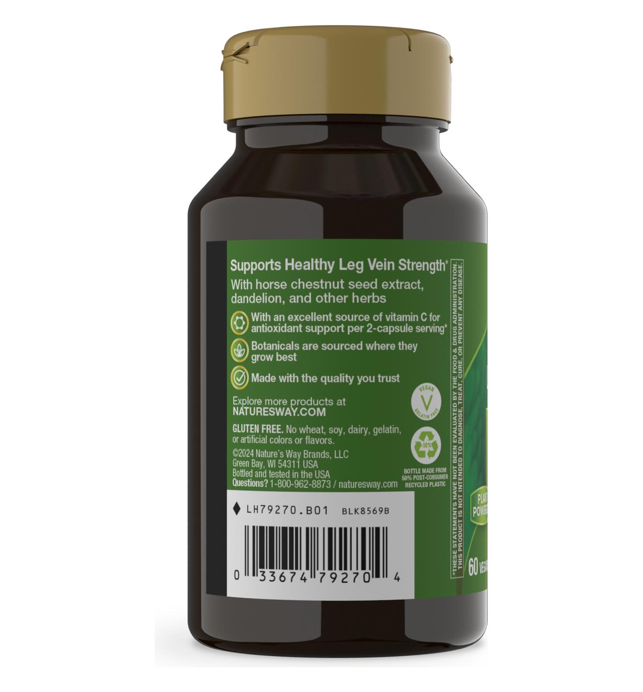 Nature's Way Leg Veins Strength Support Capsules; image 3 of 3