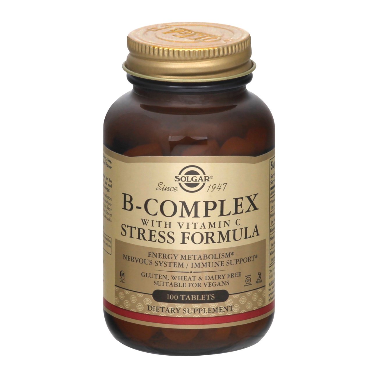 Solgar B-Complex With Vitamin C Stress Formula Tablets - Shop Vitamins ...
