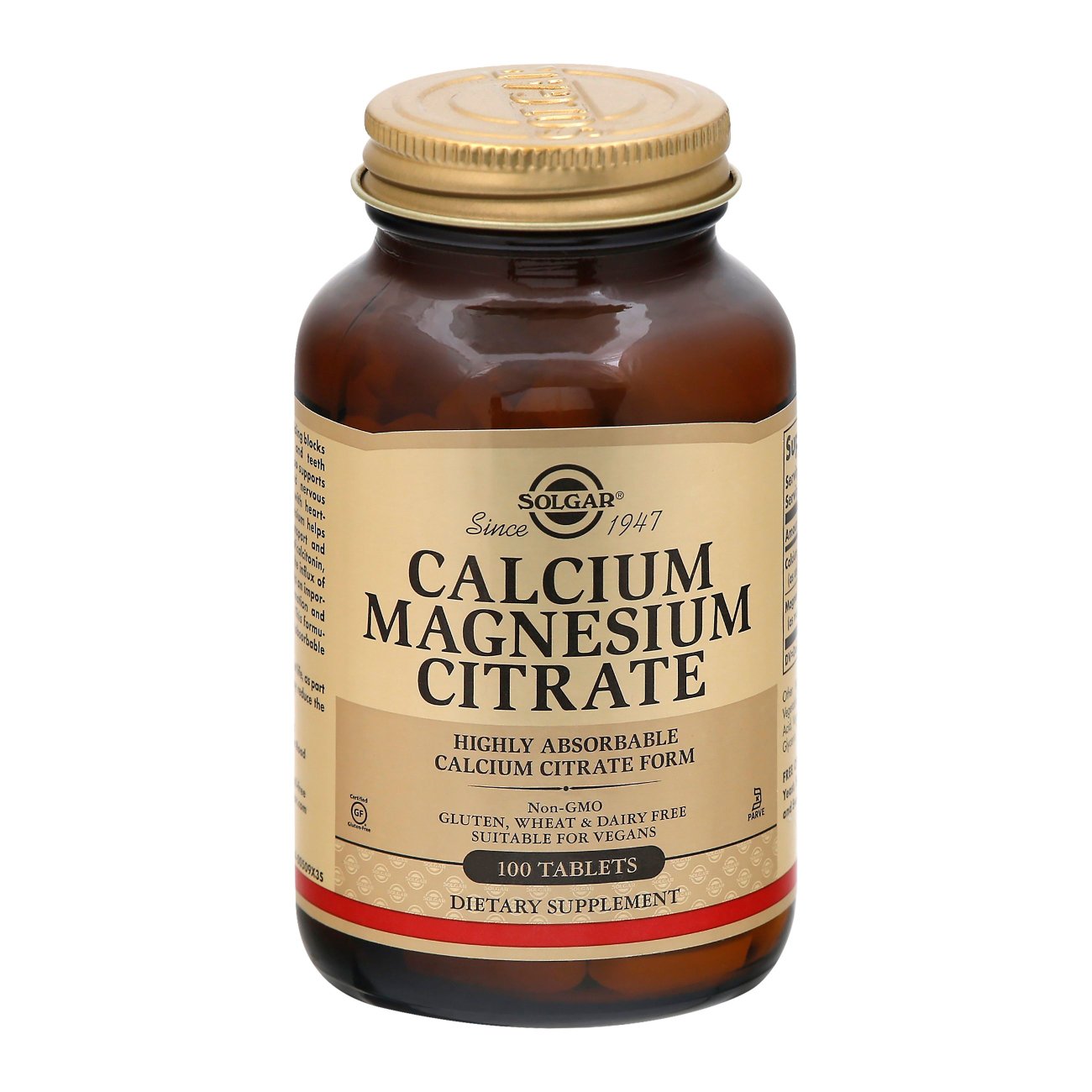 Solgar Calcium Magnesium Citrate Tablets Shop Minerals at HEB