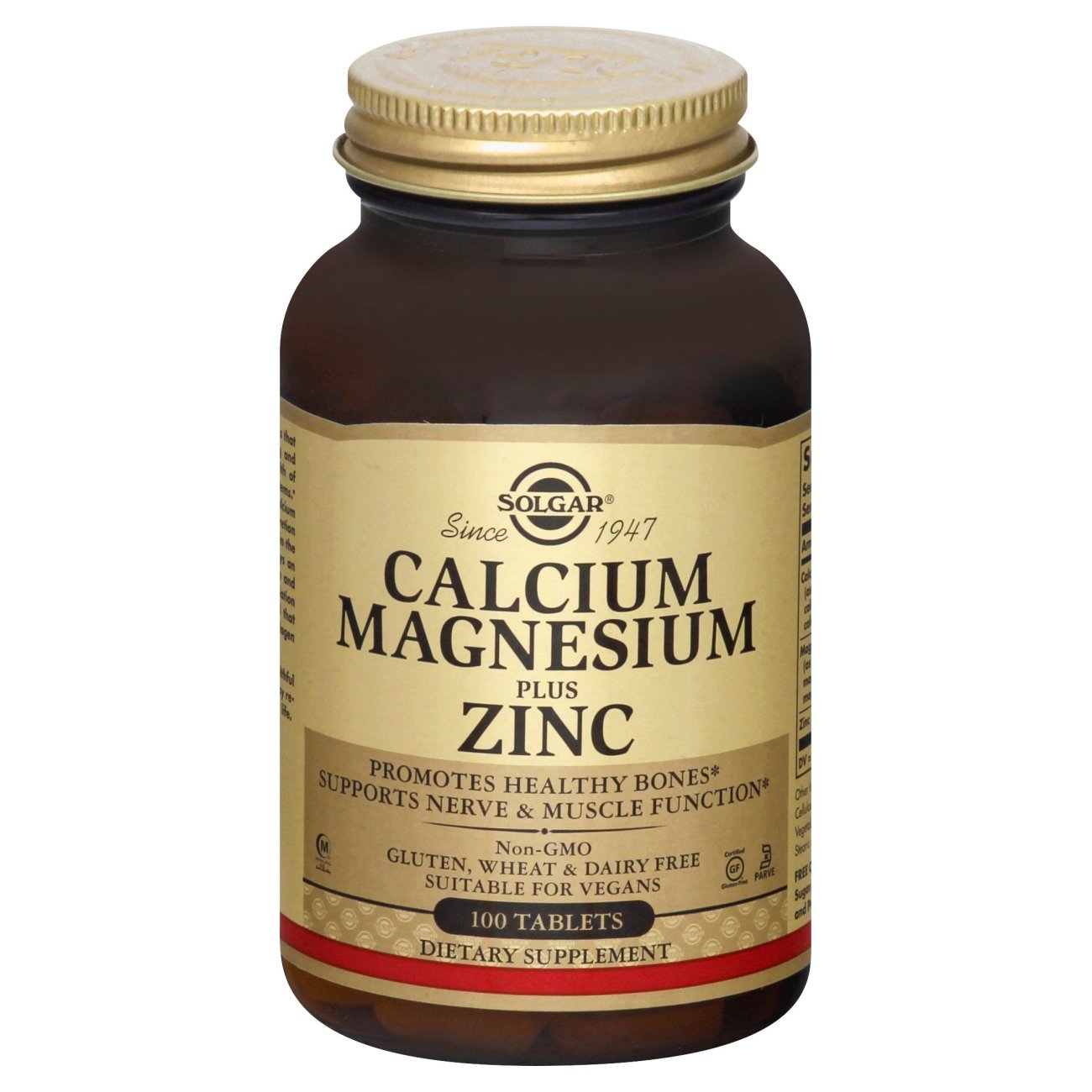 Solgar Calcium Magnesium Plus Zinc Tablets - Shop Minerals at H-E-B