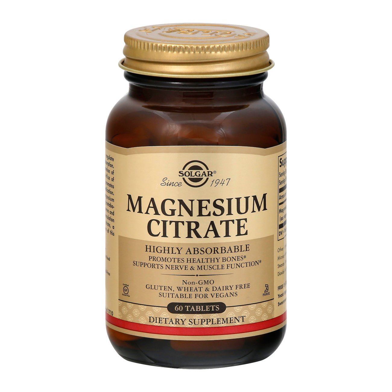 Solgar Magnesium Citrate Tablets Shop Minerals at HEB