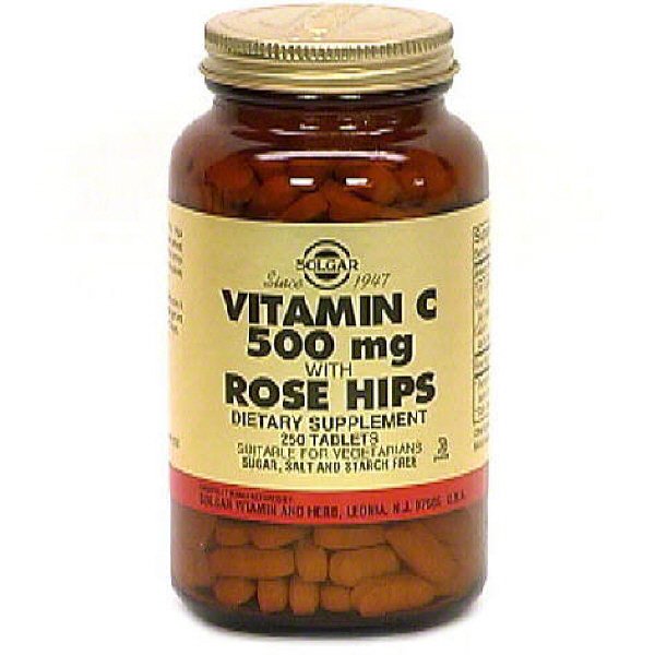 Solgar Vitamin C 500 mg with Rose Hips Tablets Shop Vitamins AZ at HEB