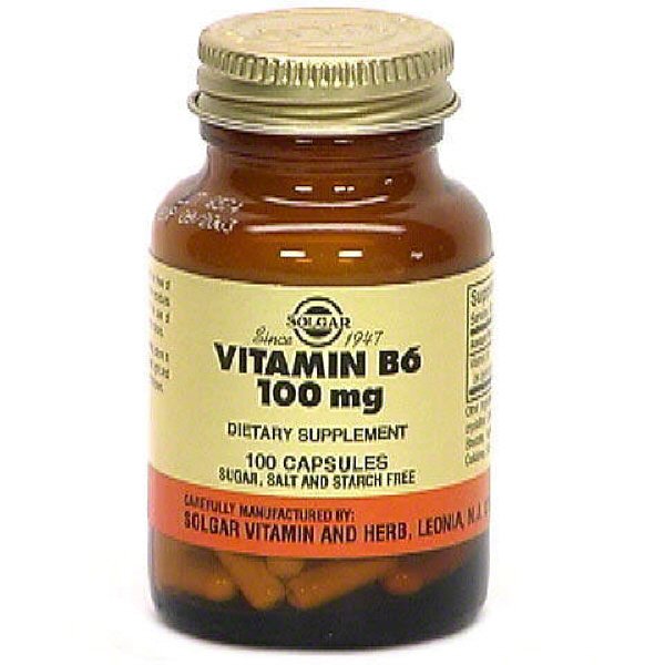 Solgar Solgar Vitamin B-6 100 Mg. Capsules - Shop Vitamins A-Z At H-E-B