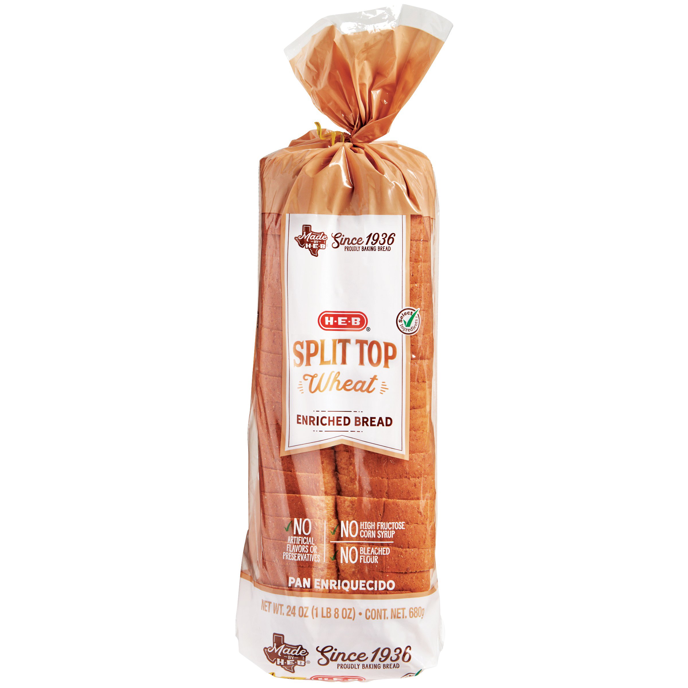 H-E-B Split Top Wheat Bread - Shop Bread At H-E-B