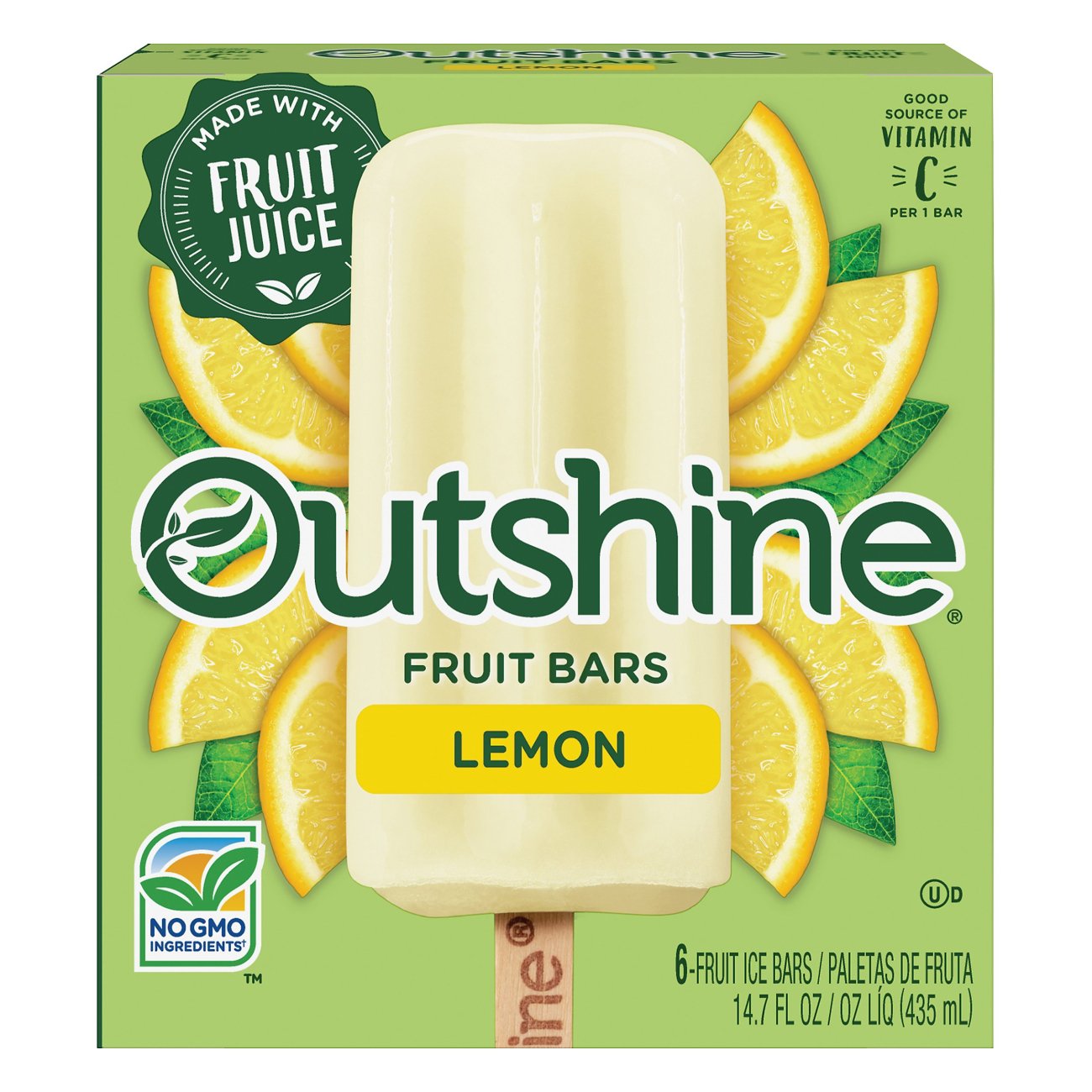 Nestle Outshine Lemon Fruit Bars - Shop Bars & Pops at H-E-B