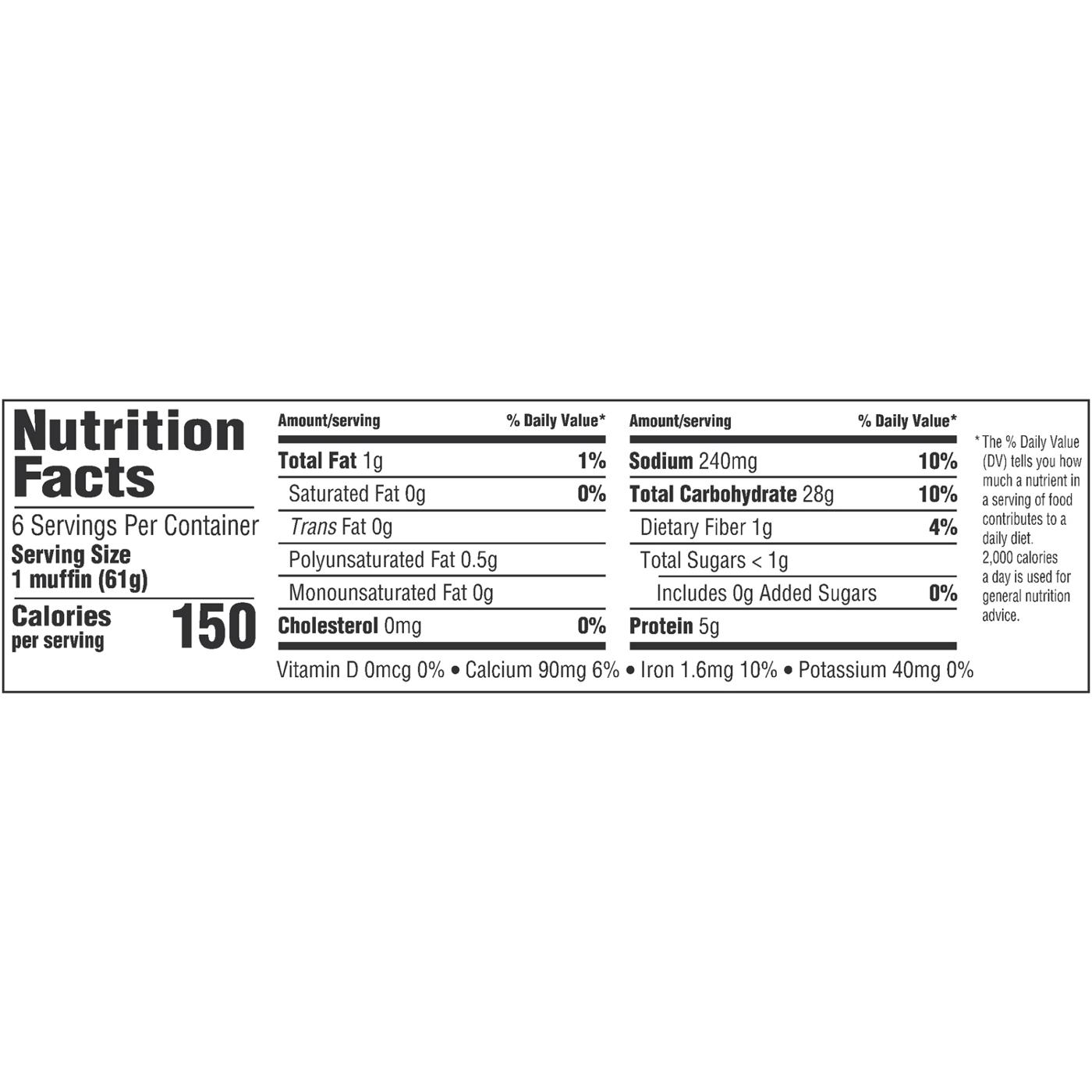 Thomas' Original English Muffins; image 2 of 8