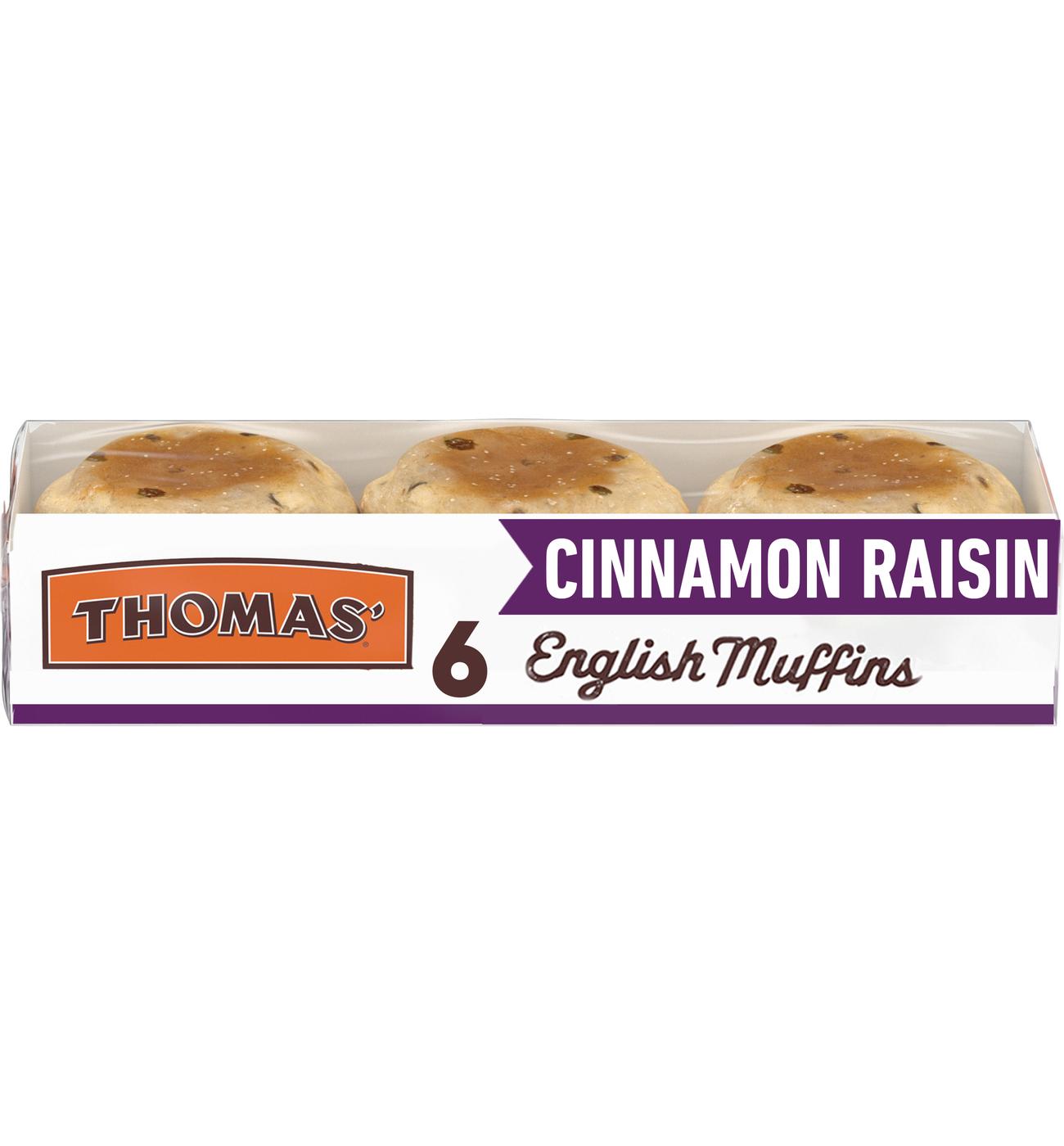 Thomas' Cinnamon Raisin English Muffin; image 1 of 7
