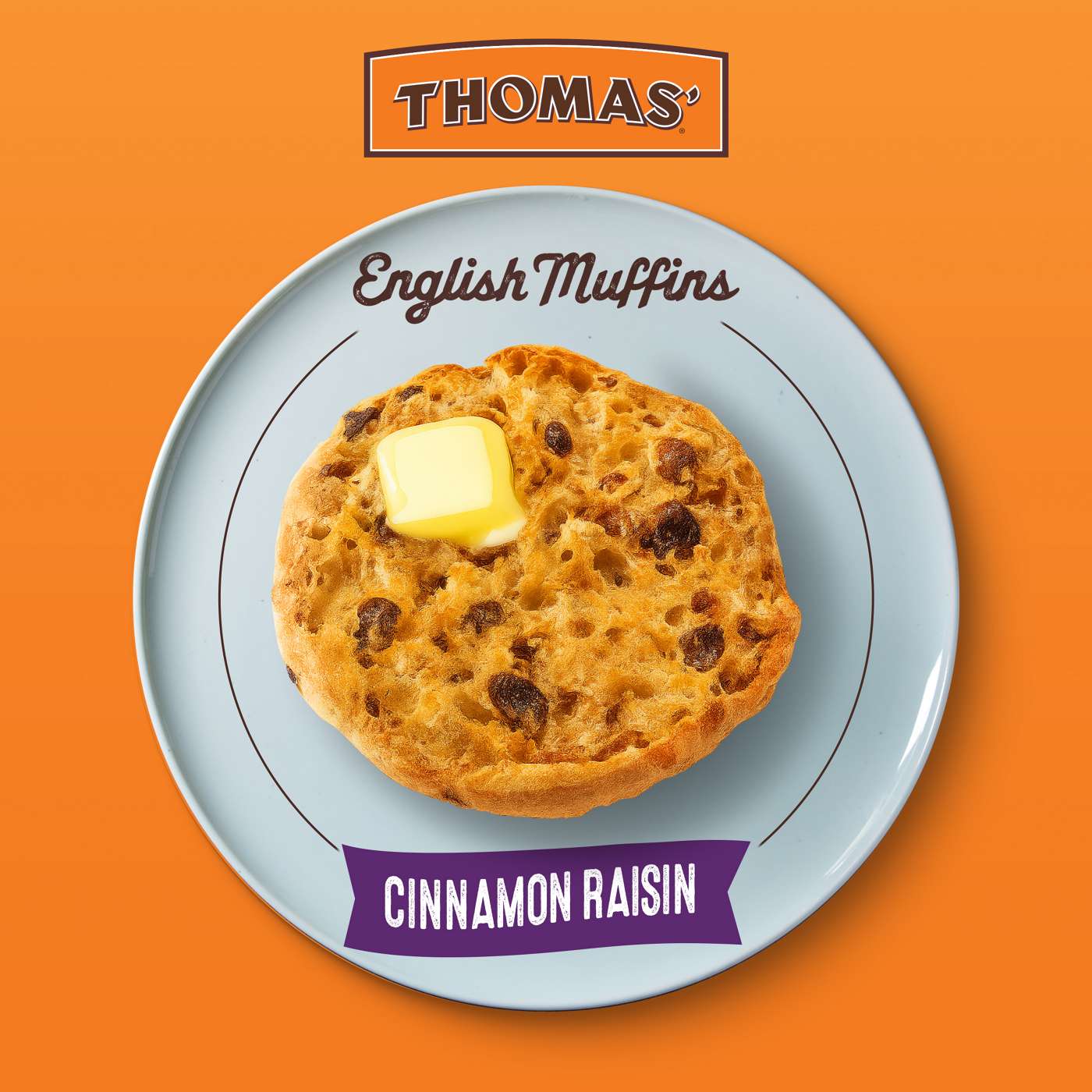 Thomas' Cinnamon Raisin English Muffin; image 5 of 7