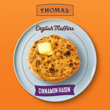 Thomas' Cinnamon Raisin English Muffin, 6 ct