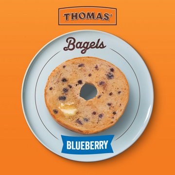 Thomas' Blueberry Bagels, 6 ct