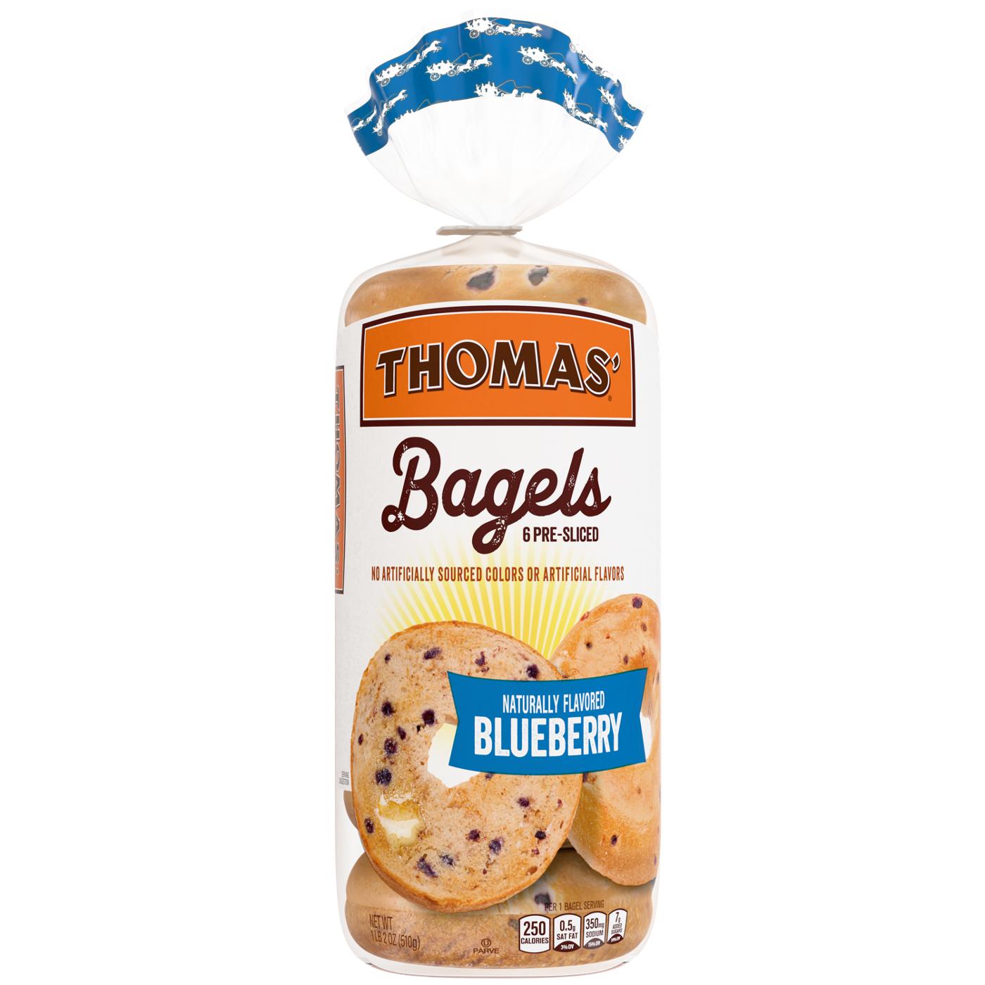 Thomas' Blueberry Bagels; image 6 of 7