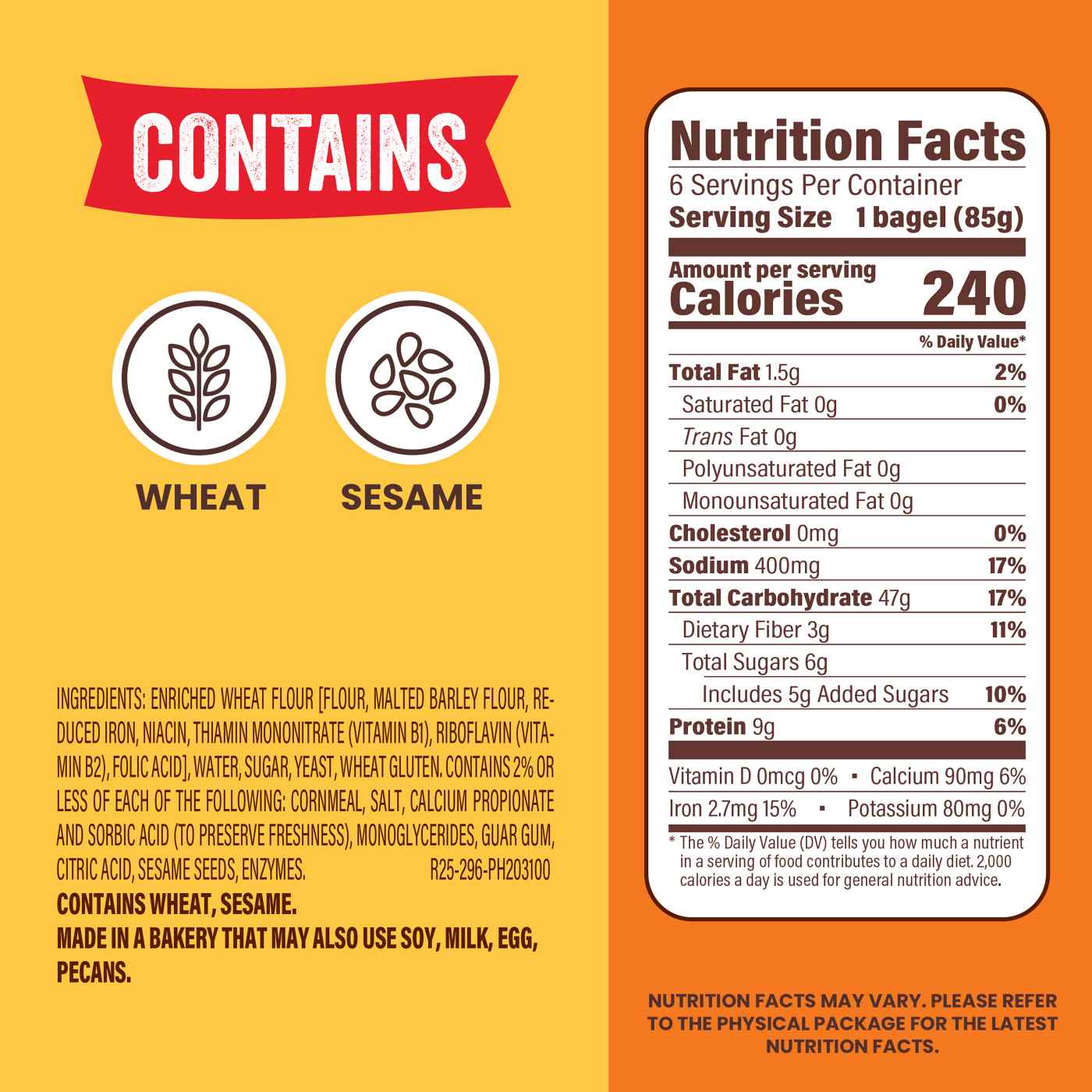 Thomas' Plain Bagels; image 5 of 8