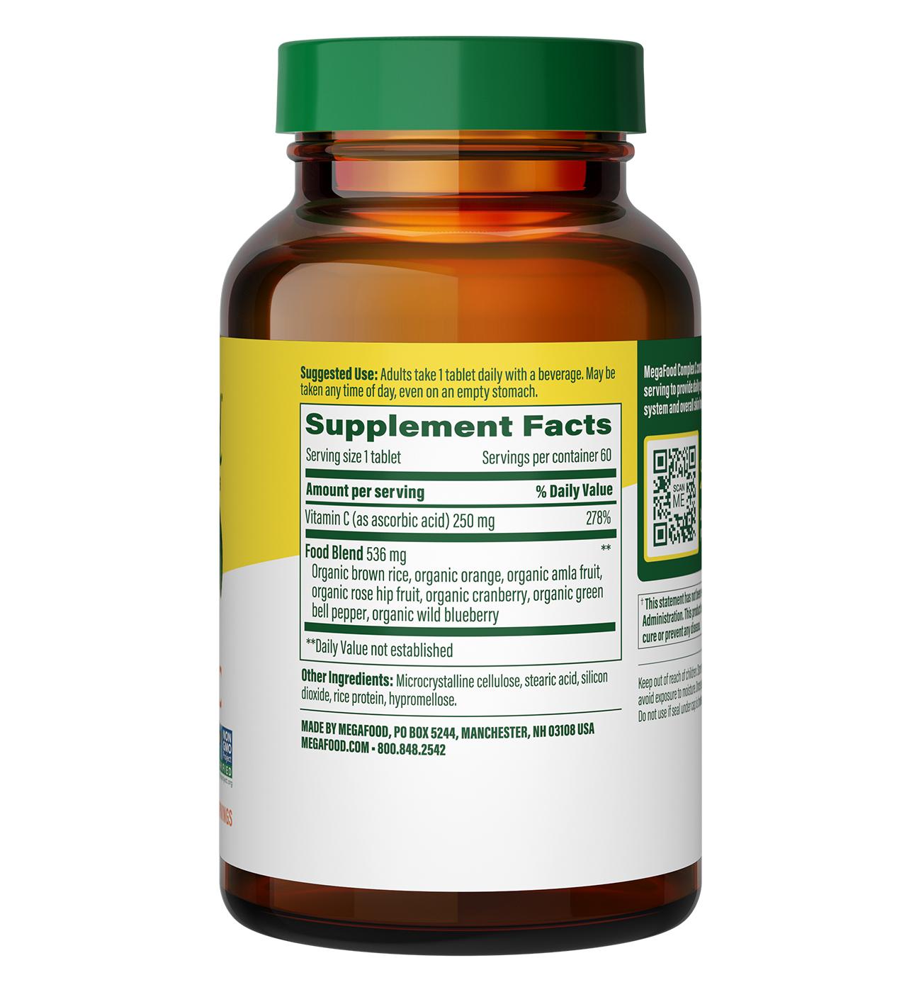 MegaFood Complex C Tablets; image 2 of 3