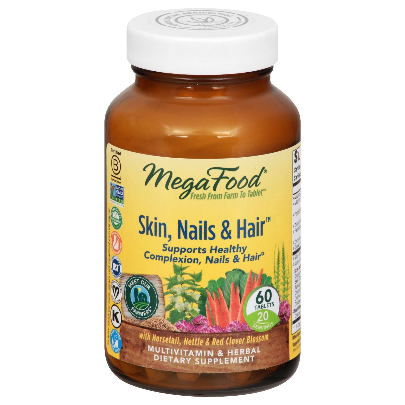 MegaFood Skin, Nails and Hair Whole Food Multivitamin