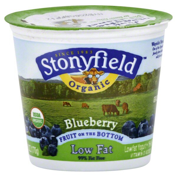 Stonyfield Low Fat Blueberry Yogurt Shop Yogurt at HEB