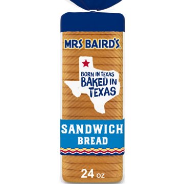 Mrs Baird's Sandwich Bread, 24 oz