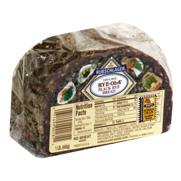 Rubschlager Rye Ola Black Rye Bread Shop Bread At H E B