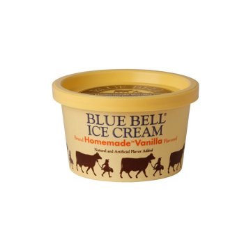 Blue Bell Homemade Vanilla Ice Cream Cups, 12 ct
