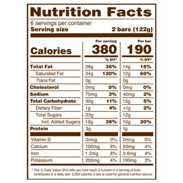 Blue Bell Mooo Bars, 12 ct