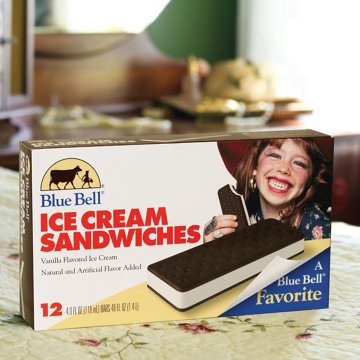 Blue Bell Ice Cream Sandwiches, 12 ct