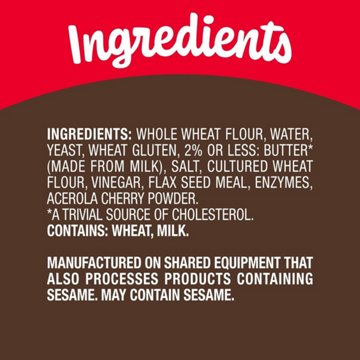 Nature's Own Life 100% Whole Grain Sugar Free Sliced Bread, 16 oz
