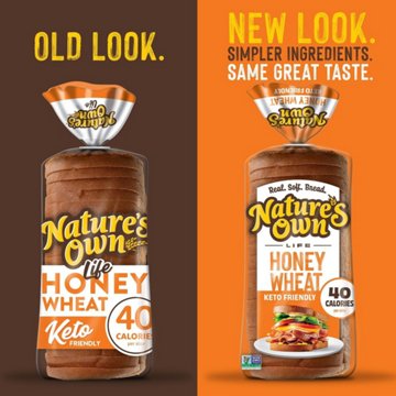 Nature's Own Life 40 Calorie Honey Wheat Sliced Bread, 16 oz