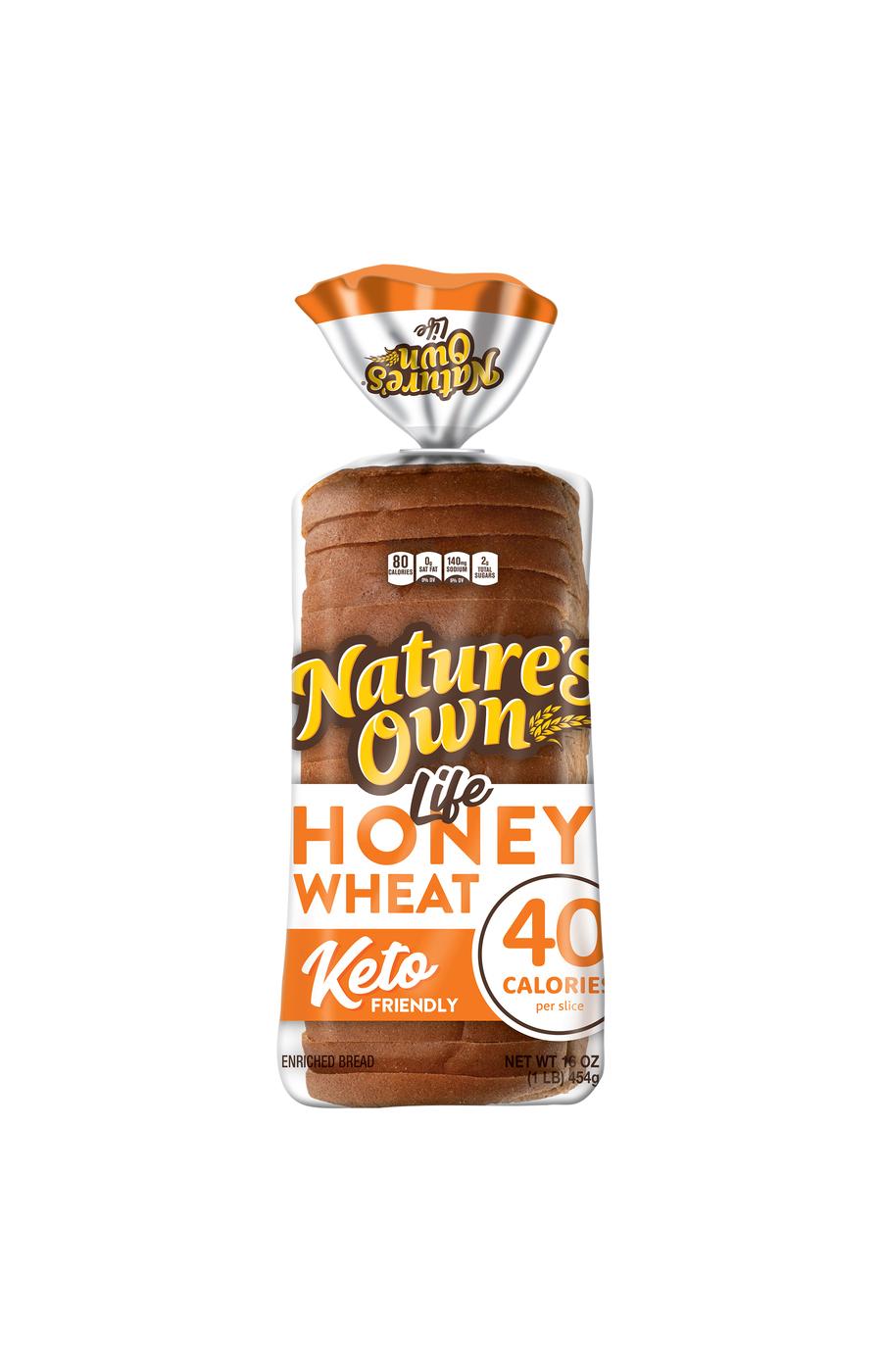 Nature's Own Life 40 Calorie Honey Wheat Sliced Bread; image 1 of 6