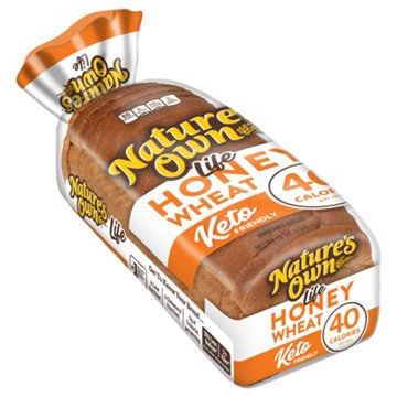 Nature's Own Life 40 Calorie Honey Wheat Sliced Bread, 16 oz