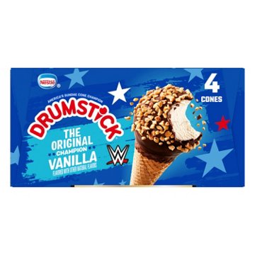 Nestle Drumstick Vanilla Sundae Cones, 4 ct
