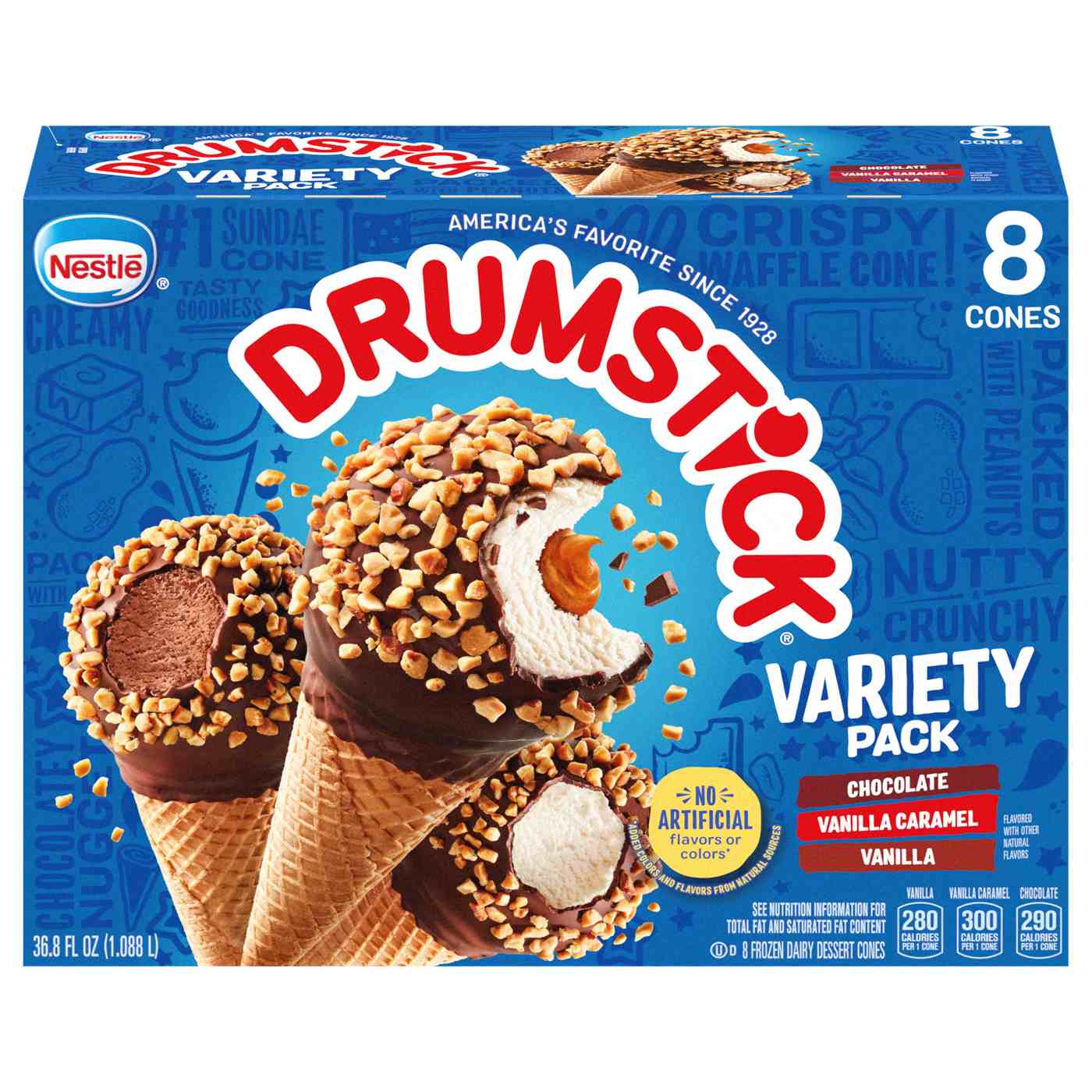 Nestle Drumstick Sundae Cones Variety Pack; image 1 of 3