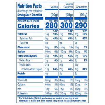 Nestle Drumstick Sundae Cones Variety Pack, 8 ct
