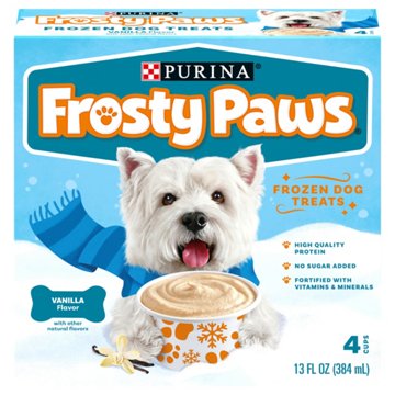 Purina Frosty Paws Original Flavor Frozen Dog Treats, 4 ct