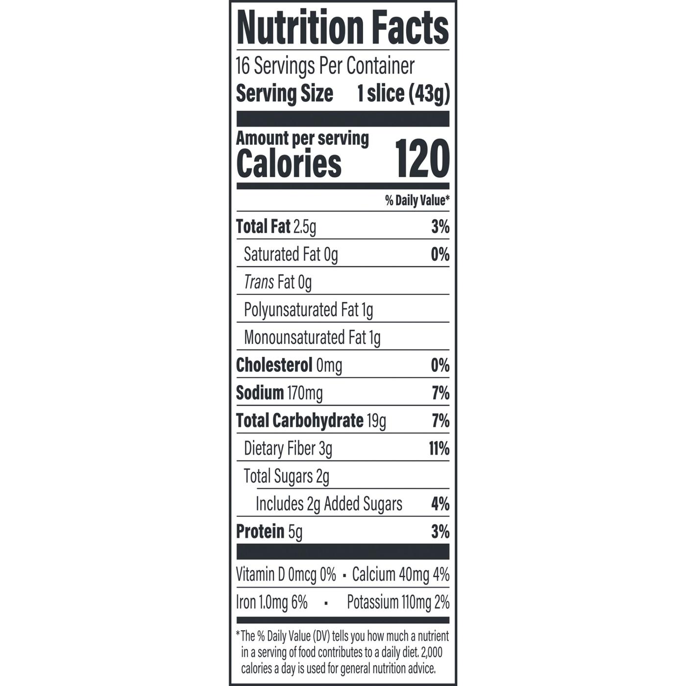 Oroweat Whole Grains Healthnut Bread; image 2 of 3